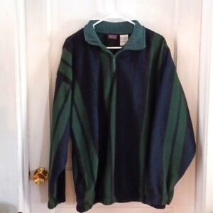 Bugle Boy fleece pull over men's size medium vintage men's clothing 1990…